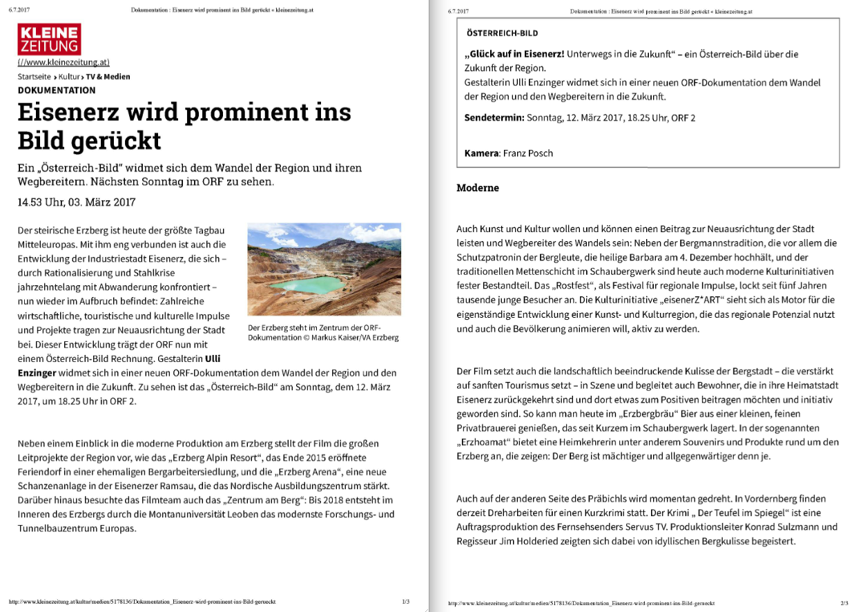 Kleine Zeitung 03.03.2017