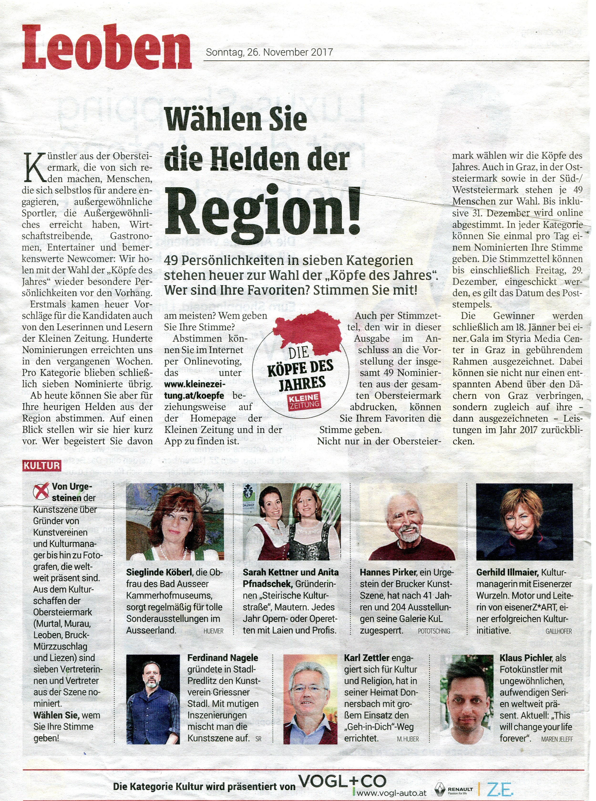 Kleine Zeitung 26.11.2017