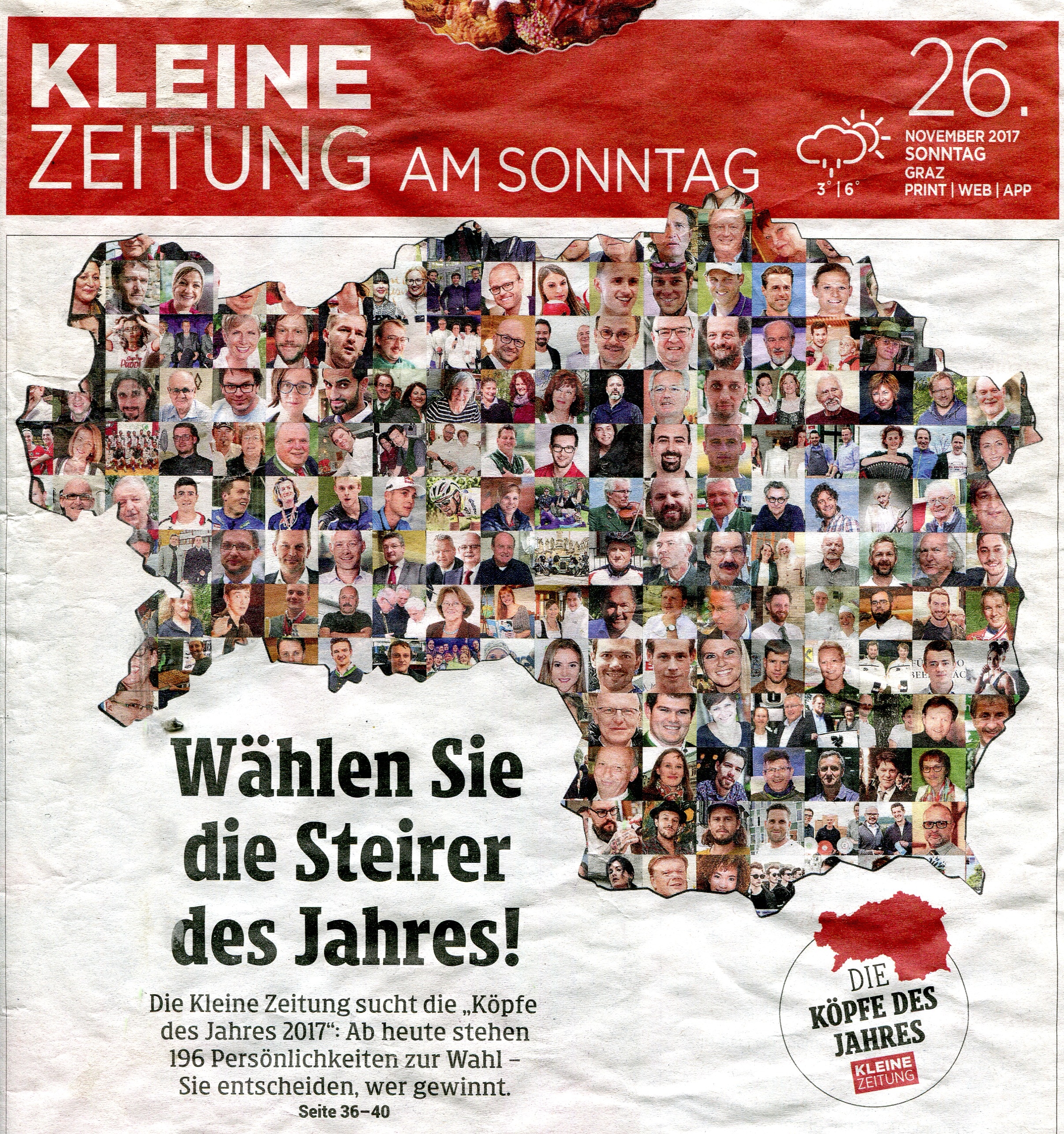 Kleine Zeitung_Titel 26.11.2017